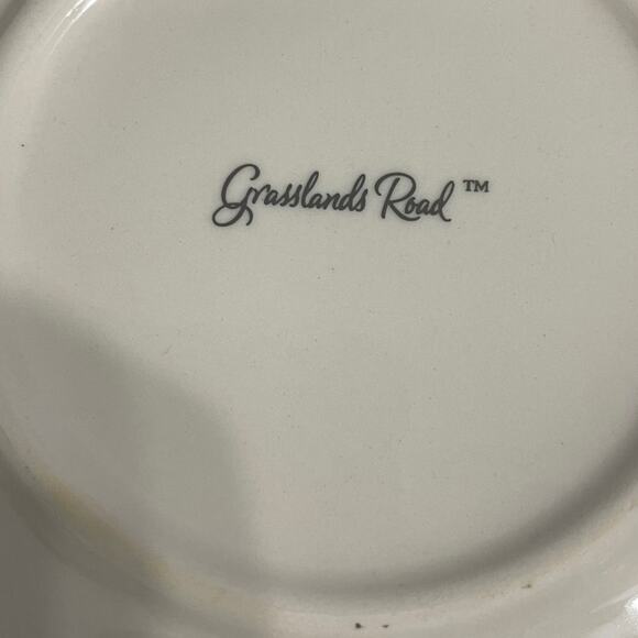 Set of 4 Grassland Roads Tidbit Dishes/Plates Winter Scene - Picture 6 of 6